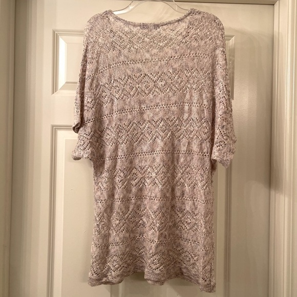 Anna Lee + Hope Open Weave Knit Top Size XL (E13) - Picture 5 of 5